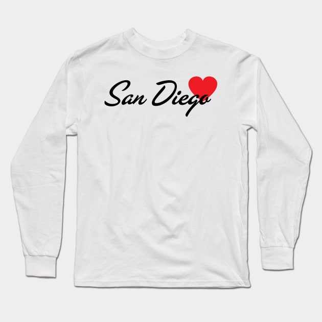 San Diego Love Long Sleeve T-Shirt by whereabouts